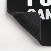 Fu Cancer T Shirt - Wit lint, Fu Longkanker A Muismat (Hoek)