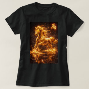 Fu Chinees Dierriem Jaar van het Paard 0046473 T-shirt