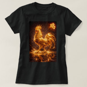 Fu Chinese Dierenteken Jaar van de Haan 0046476 T-shirt