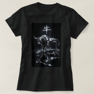 Fu Chinese Zodiak Jaar van de Os 0046420 T-shirt