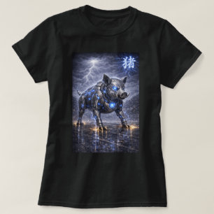Fu Chinese Zodiak Jaar van het Varken 0046492 T-shirt