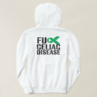 FU Coeliakie - Zwart & Groen Hoodie