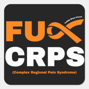 FU-CRPS VIERKANTE STICKER