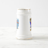 FU Custom Beer Stein w/call-teken Bierpul (Center)
