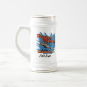 FU Custom Beer Stein w/call-teken Bierpul (Links)