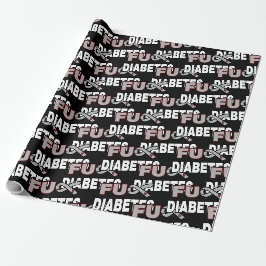 FU Diabetes Cadeaupapier (Uitgerold)