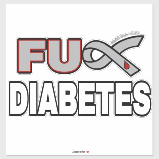 FU Diabetes Sticker (Vel)