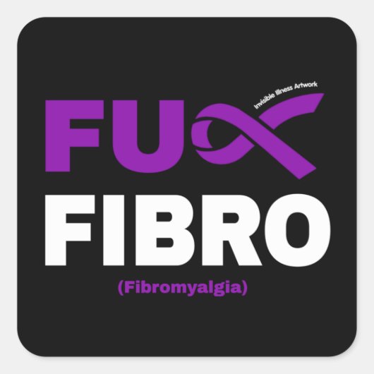 FU FIBRO VIERKANTE STICKER (Voorkant)