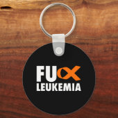 FU Leukemie Fun Leukemie Bewustheid Sleutelhanger (Voorkant)