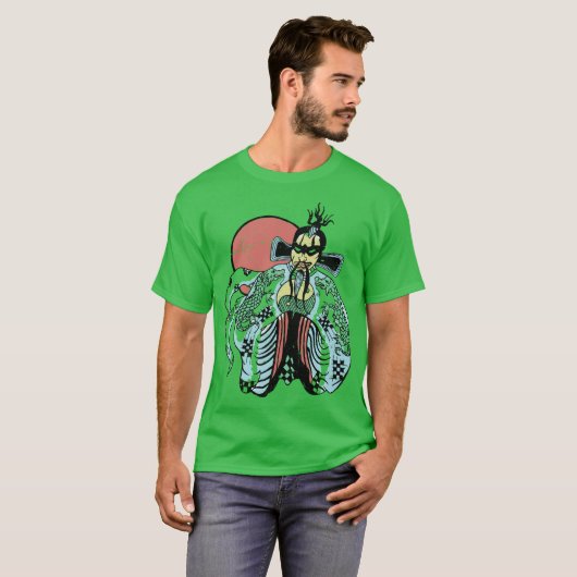 Fu Manchu Big Trouble in Little China PreDistresse T-shirt (Voorkant volledig)