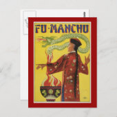Fu-Manchu Magicische reclame Briefkaart (Voorkant / Achterkant)
