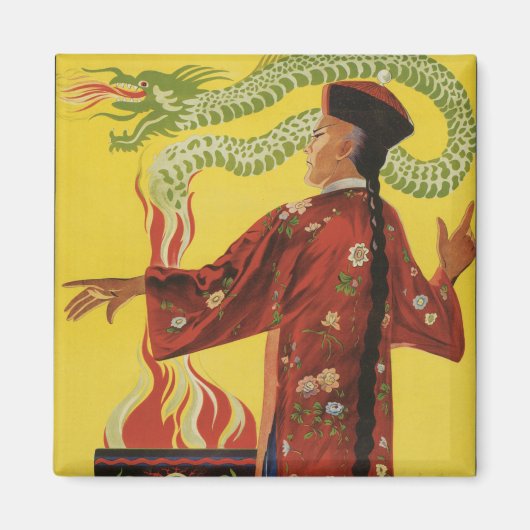 Fu-Manchu Magicische reclame Magneet (Voorkant)