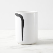 Fu Manchu Mustache in het zwart Koffiemok (Center)