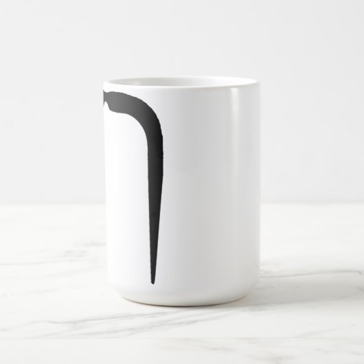 Fu Manchu Mustache in het zwart Koffiemok (Center)