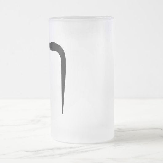 Fu Manchu Mustache Matglas Bierpul (Center)