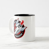 FU-Mok Tweekleurige Koffiemok (Voorkant links)