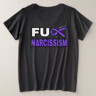 FU NARCISSISM GROTE MAAT T-SHIRT