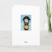 Fu[nny Pirate Kat Valentijn Feestdagen Kaart (Achterkant)