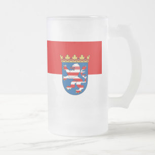 Fůag van Hesse Vorst Glas Bierpul Matglas Bierpul
