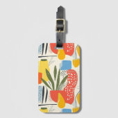 Fuavism Style Levendige kleuren Tuin Pot Bagagelabel (Voorkant (verticaal))