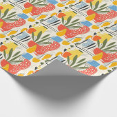 Fuavism Style Levendige kleuren Tuin Pot Cadeaupapier (Hoek)