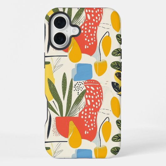 Fuavism Style Levendige kleuren Tuin Pot iPhone Hoesje (Achterkant)