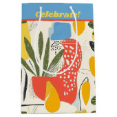 Fuavism Style Levendige kleuren Tuin Pot Medium Cadeauzakje (Voorkant)