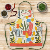 Fuavism Style Levendige kleuren Tuin Pot Schort