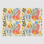 Fuavism Style Levendige kleuren Tuin Pot Tissuepapier (Voorkant)