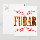 FUBAR BRIEFKAART (Voorkant / Achterkant)