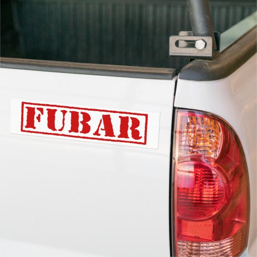 FUBAR BUMPERSTICKER (Op Truck)