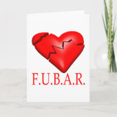 FUBAR FEESTDAGEN KAART (Voorkant)