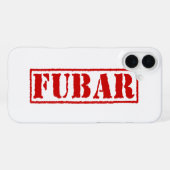 FUBAR iPhone HOESJE (Achterkant horizontaal)