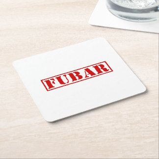 FUBAR KARTONNEN ONDERZETTERS