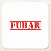 FUBAR KARTONNEN ONDERZETTERS (Voorkant)