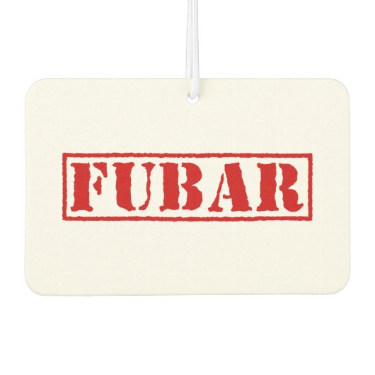 FUBAR LUCHTVERFRISSER (Voorkant)