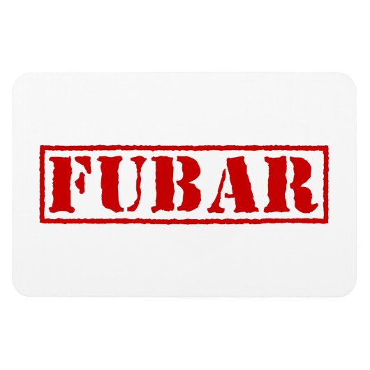FUBAR MAGNEET (Horizontaal)