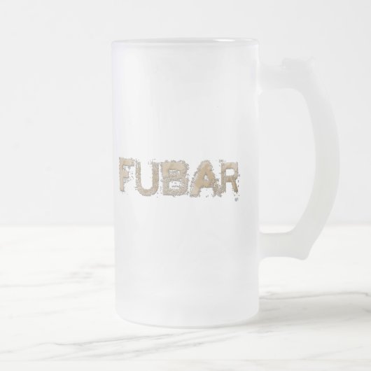 FUBAR MATGLAS BIERPUL (Rechts)