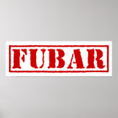 FUBAR POSTER (Voorkant)