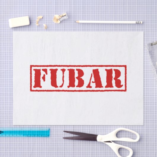 FUBAR TISSUEPAPIER (Craft)