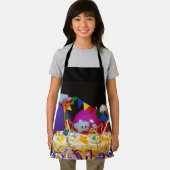 Fubby avontuur in feeststemming met taart. schort (Insitu)