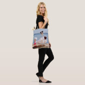 Fubby Bruidsmeisje met Bruid op strand. Tote Bag (Op model)