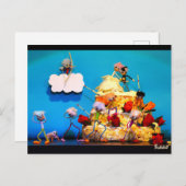 Fubby bruiloft met cupido die voor liefde zorgt. briefkaart (Voorkant / Achterkant)