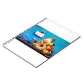 Fubby bruiloft met cupido die voor liefde zorgt. notitieboek (Linkerzijde)