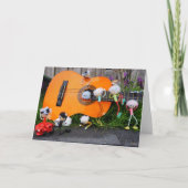 Fubby creaties die Paso Doble dansen. Bedankkaart (Voorkant)