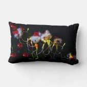 Fubby die Kerstverlichting in de Kerstboom hangen. Kussen (Achterkant)