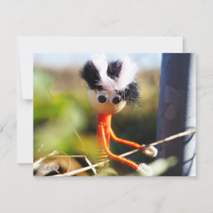 Fubby, een fantasie poppetje. briefkaart