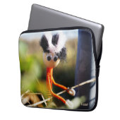 Fubby, een fantasie poppetje. laptop sleeve (Voorkant Links)