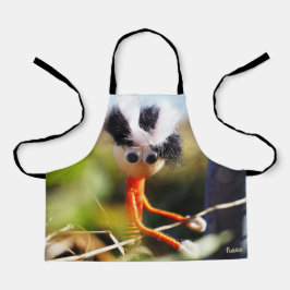 Fubby, een fantasie poppetje. schort