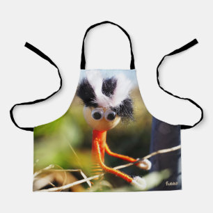 Fubby, een fantasie poppetje. schort